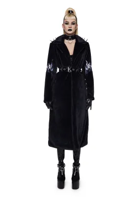 Nocturnal Nirvana Faux Fur Duster