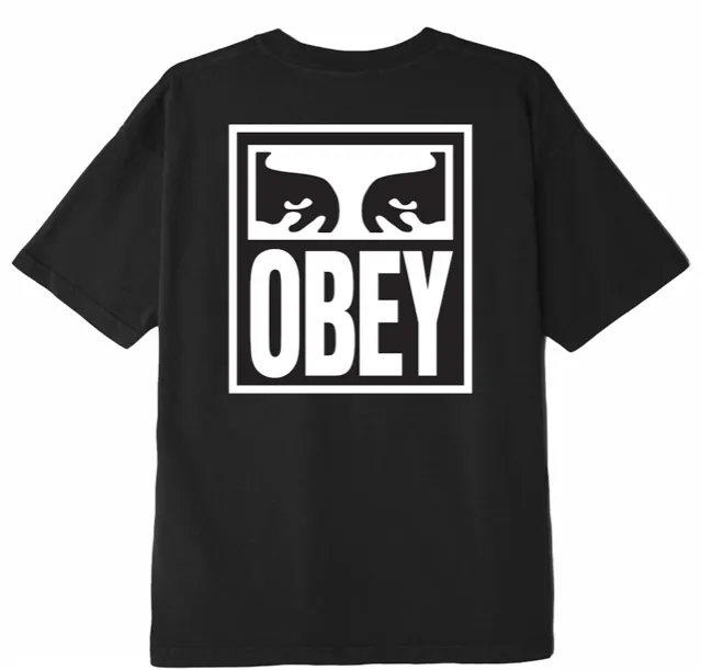 Obey maglietta manica corta da uomo Eyes Icon 2 165262142 nero