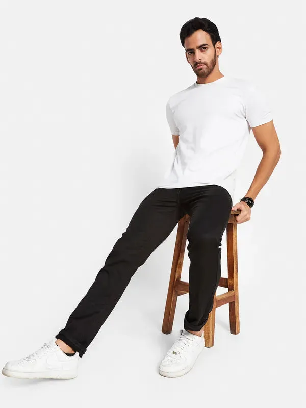 Octave Men Mid-Rise Cotton Jeans