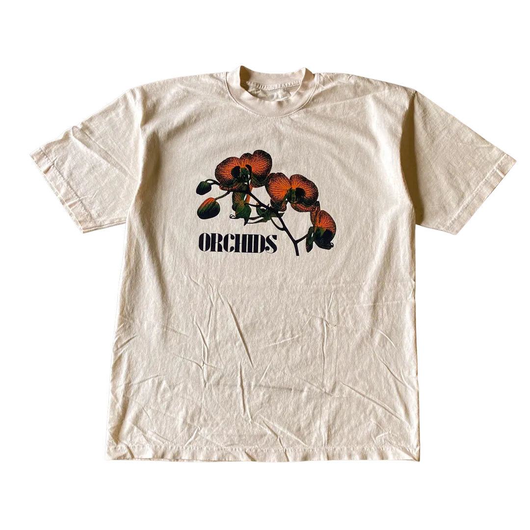 Orange Red Orchids Tee