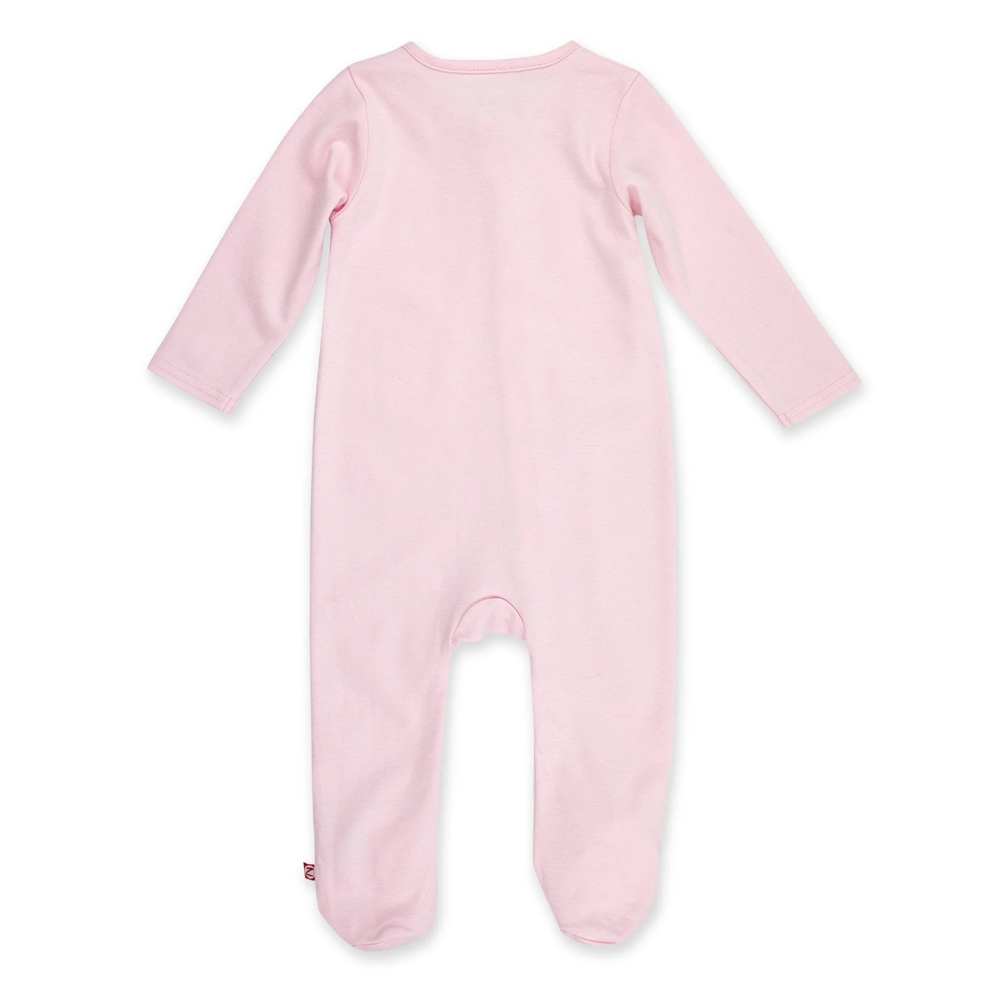 Organic Cotton Footie - Baby Pink