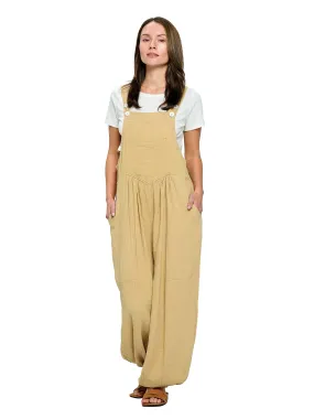 Overall Boho Crinkled Cotton