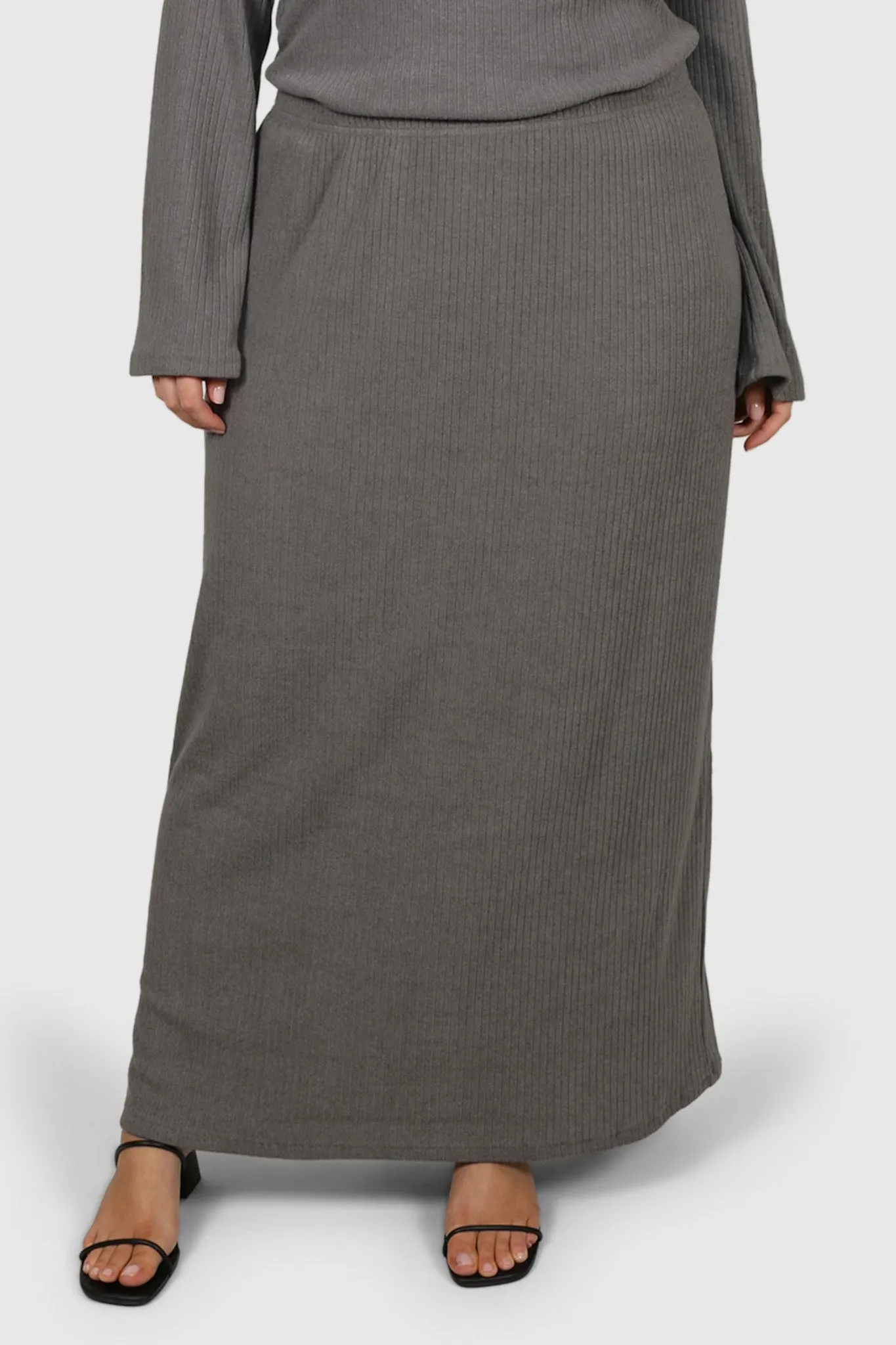 PETRA SKIRT CHARCOAL