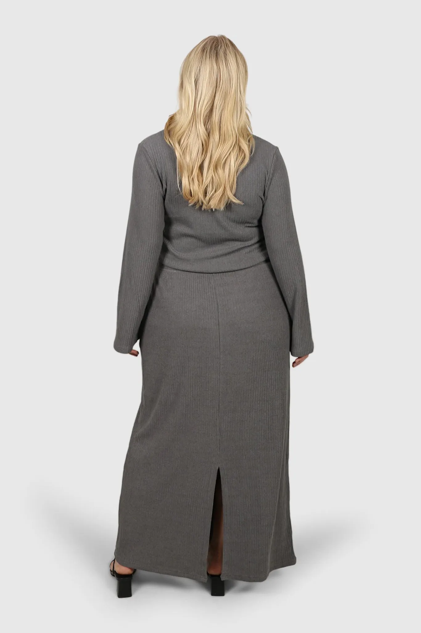 PETRA SKIRT CHARCOAL