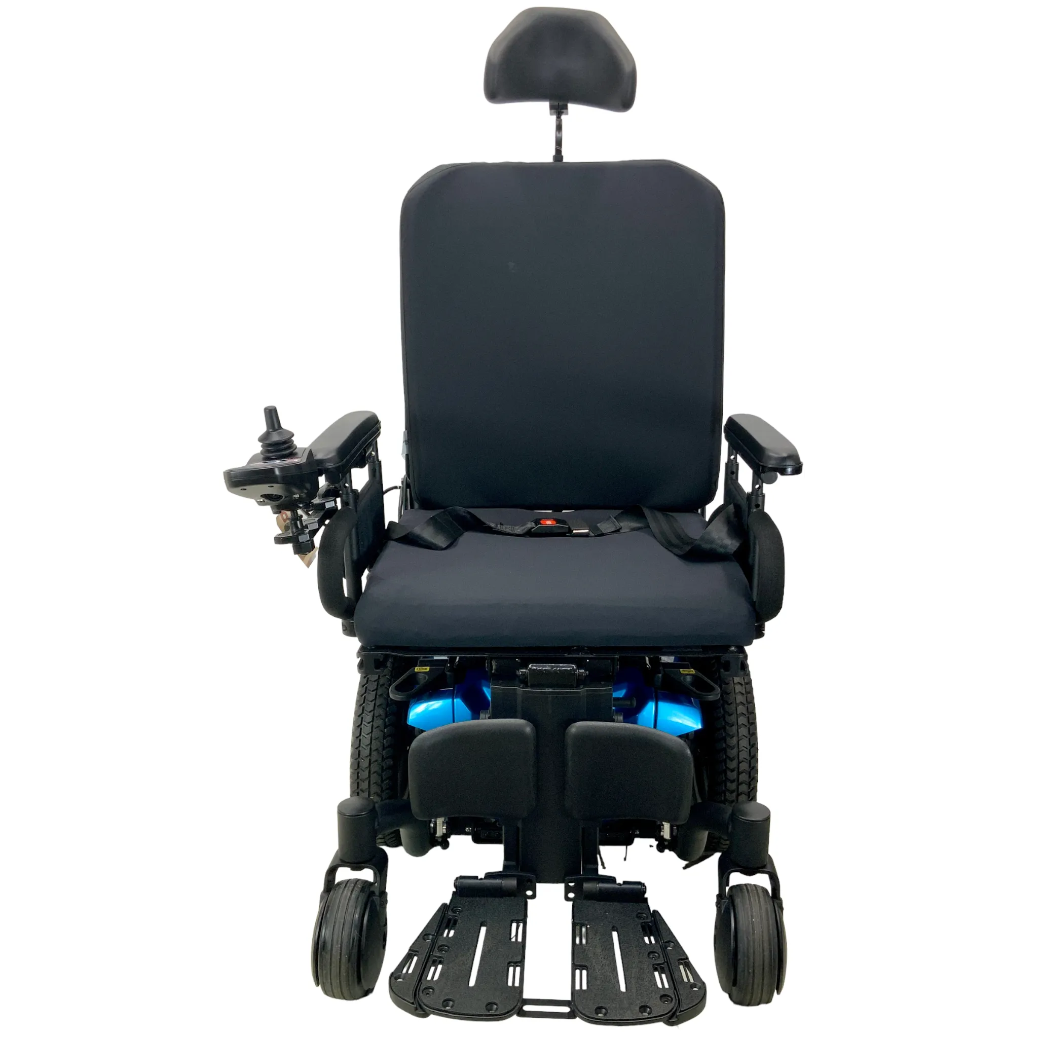 Pride Mobility Quantum J4 Rehab Power Chair | 18" x 20" Seat | Tilt, Swing-Away Joystick Mount