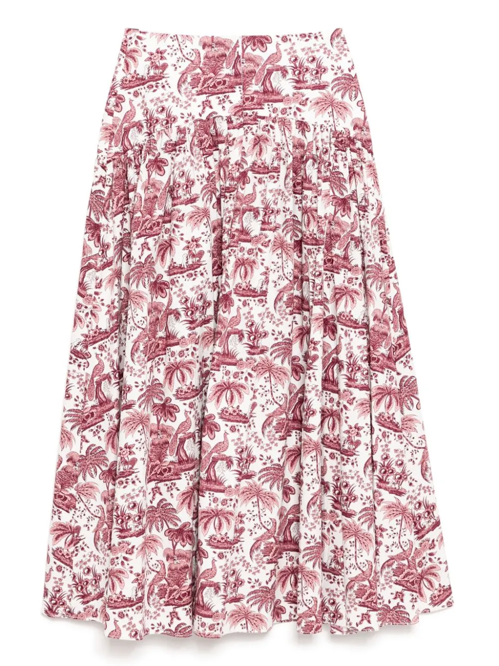 Procida Skirt in Bordeaux Toile