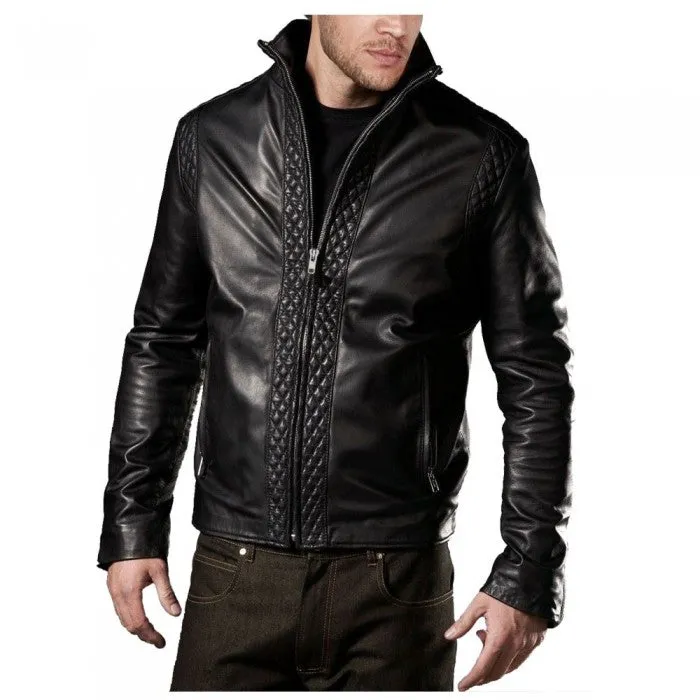 Quilted USA Designer Biker jacket