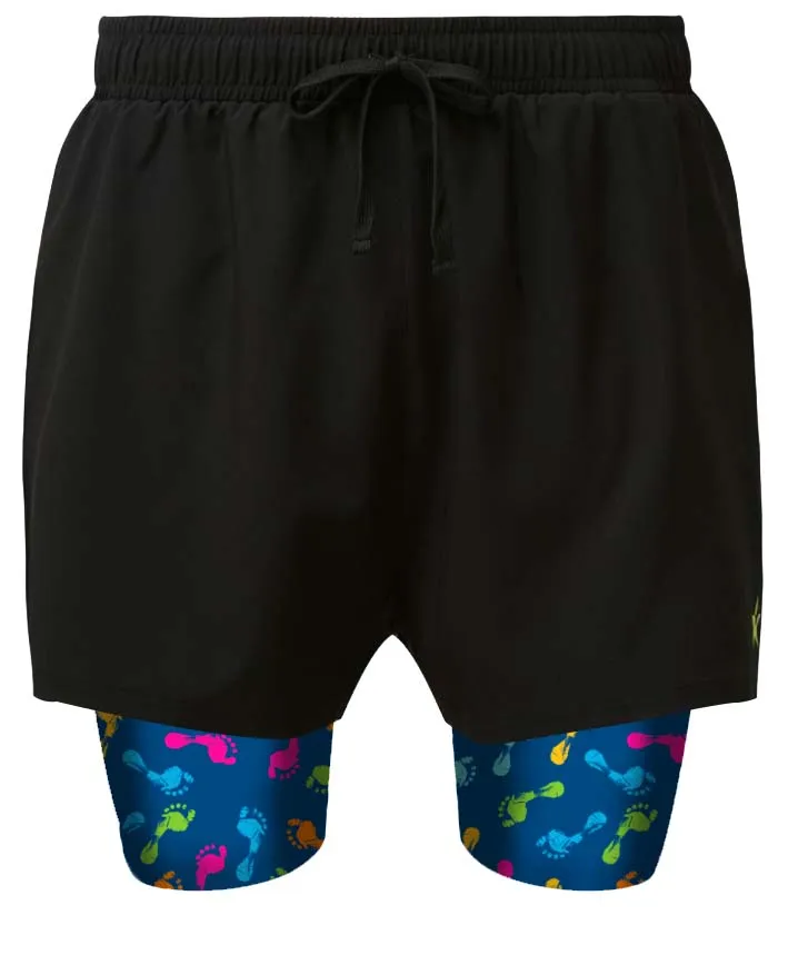 Sale 2 in 1 Double Layer Ultra Shorts | Barefoot Wanderer