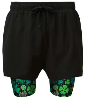 Sale 2 in 1 Double Layer Ultra Shorts | Shamrock