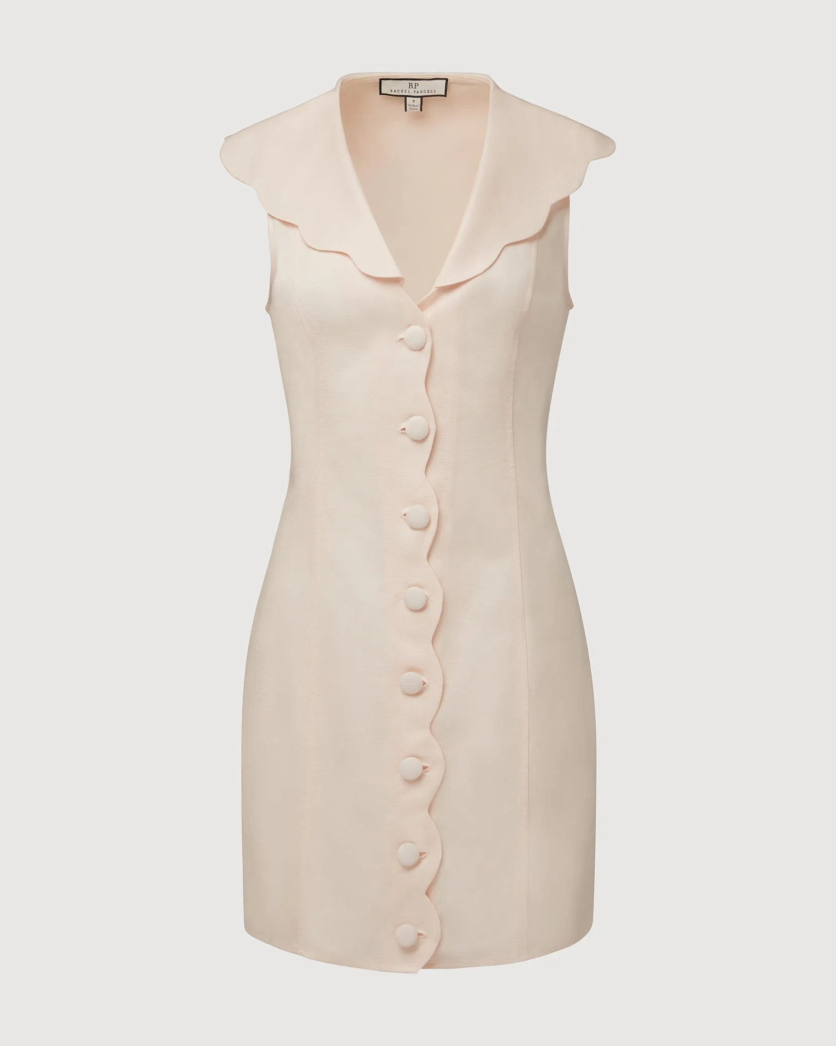 Scallop Collar Dress