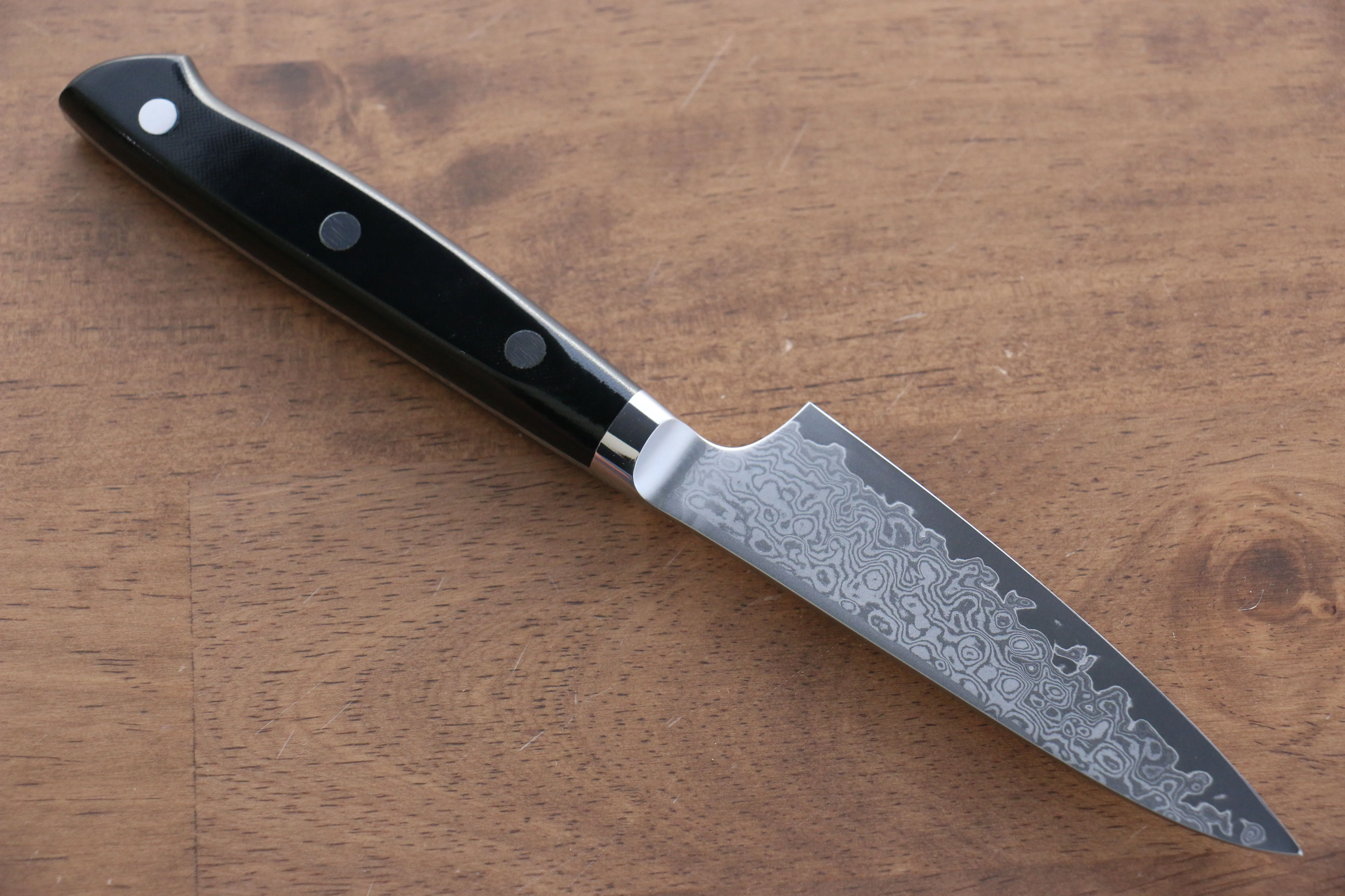 Seisuke VG10 33 Layer Damascus Petty-Utility 105mm Micarta Handle