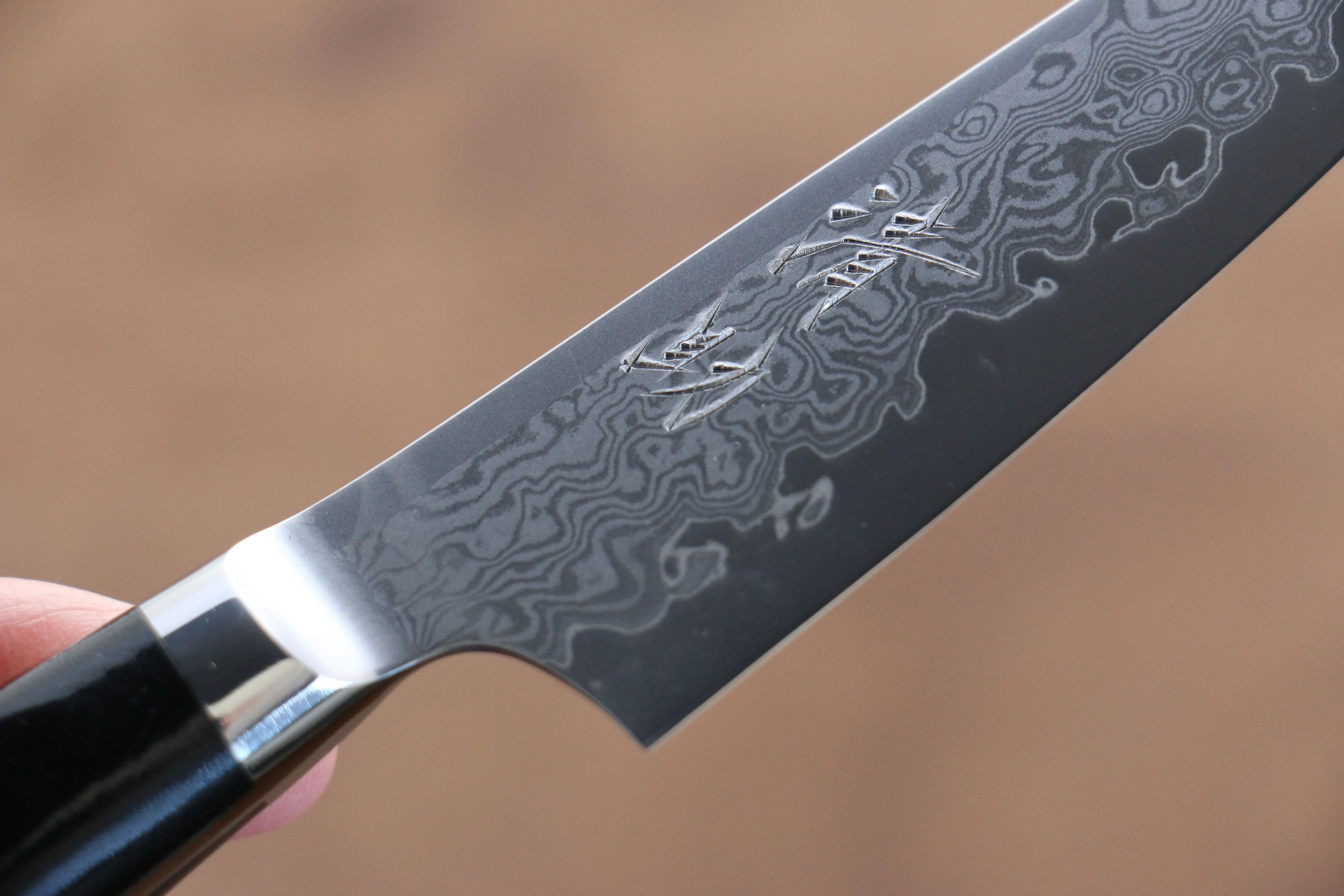 Seisuke VG10 33 Layer Damascus Petty-Utility 105mm Micarta Handle