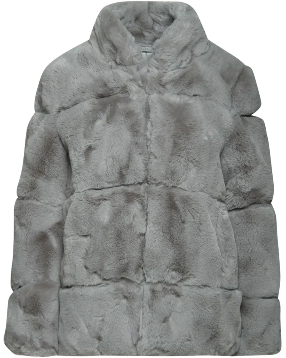 Smoke Vegan Fur Skylar Jacket