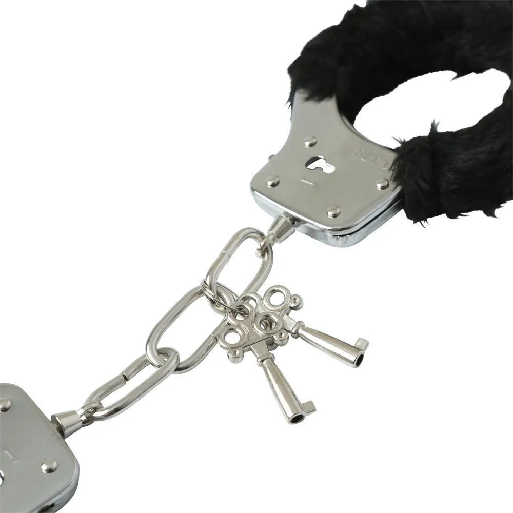 Sportsheets Black Furry Handcuffs