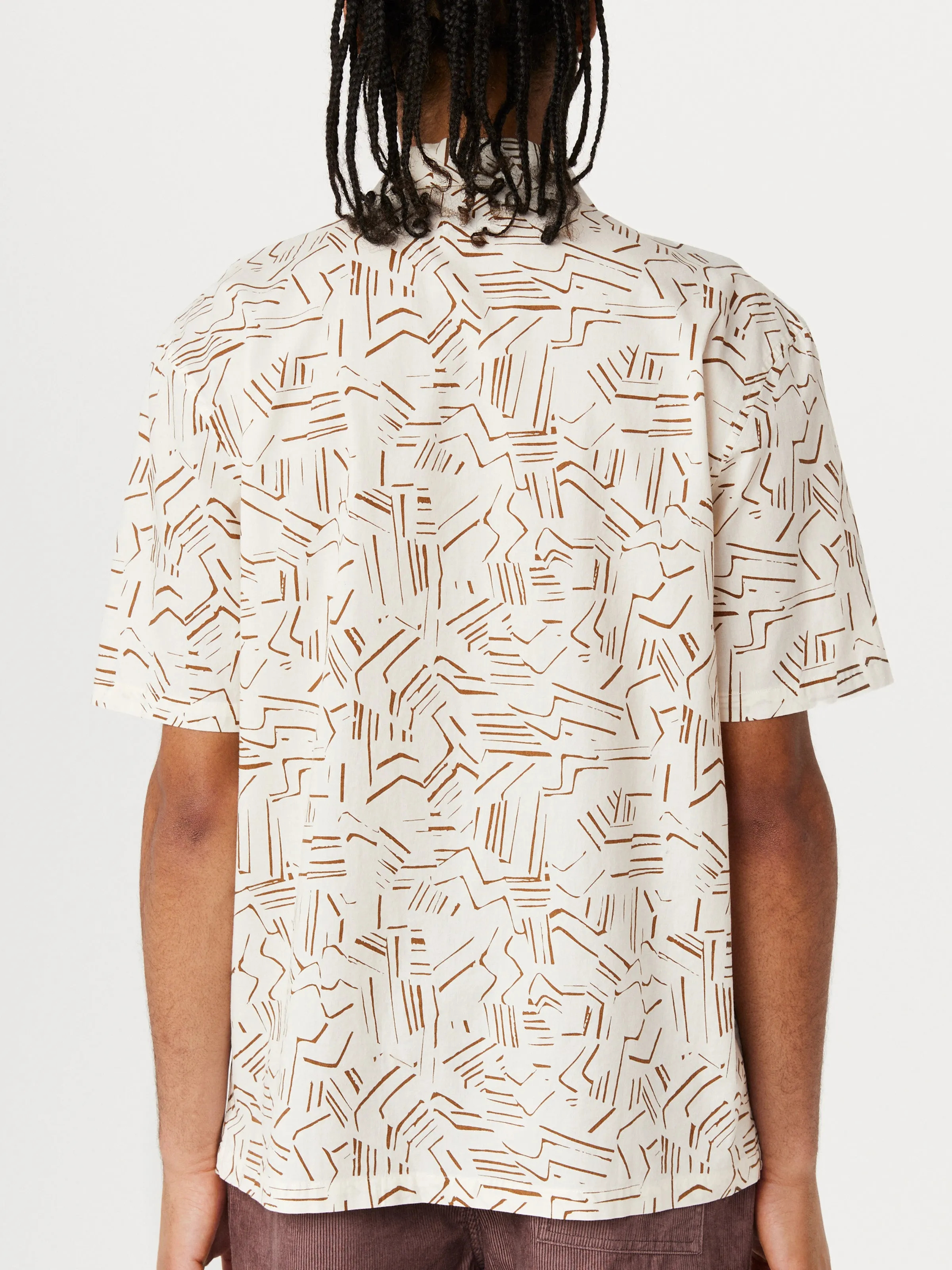 The Abstract Camp Collar Shirt in Cloud