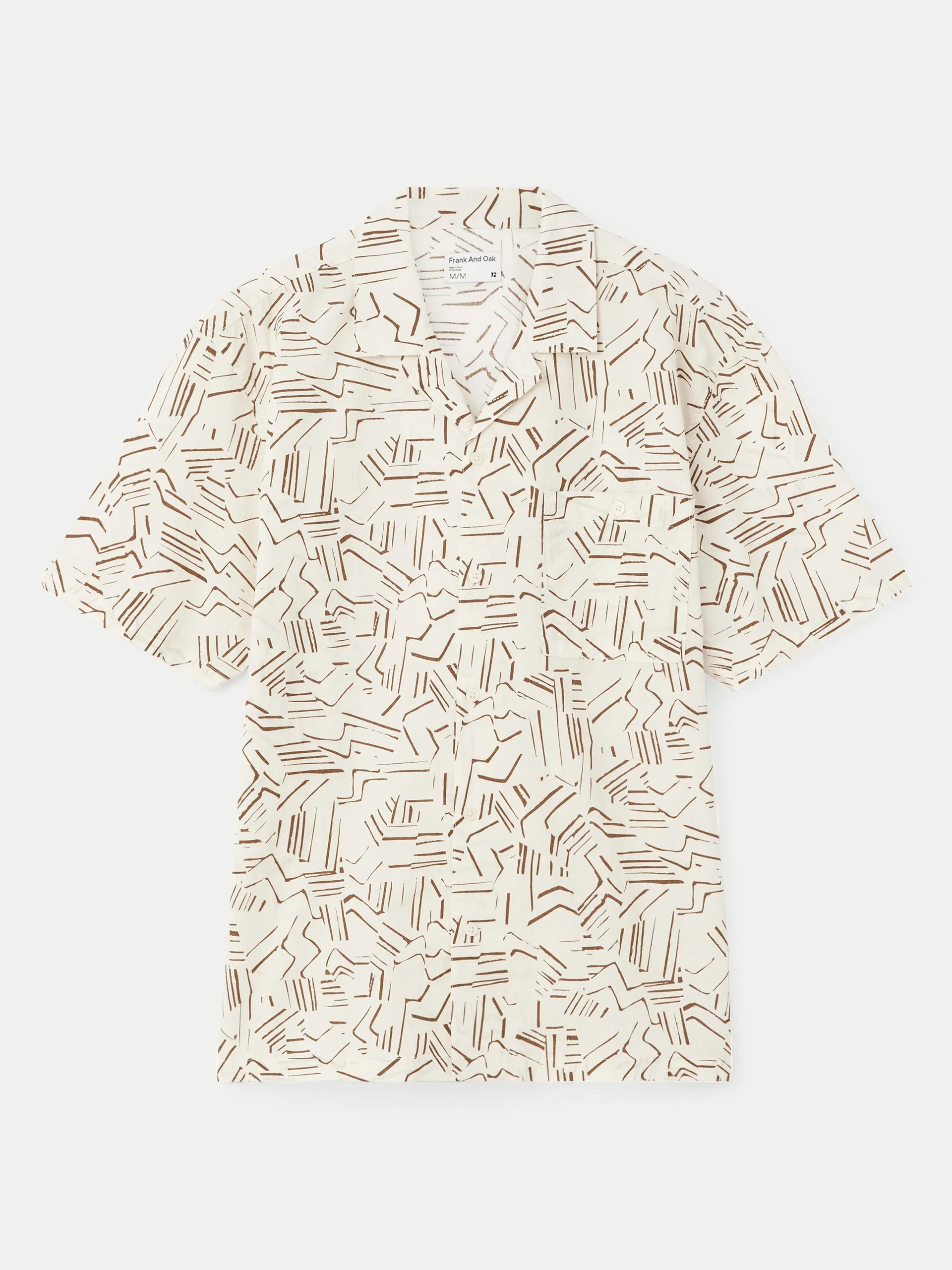 The Abstract Camp Collar Shirt in Cloud