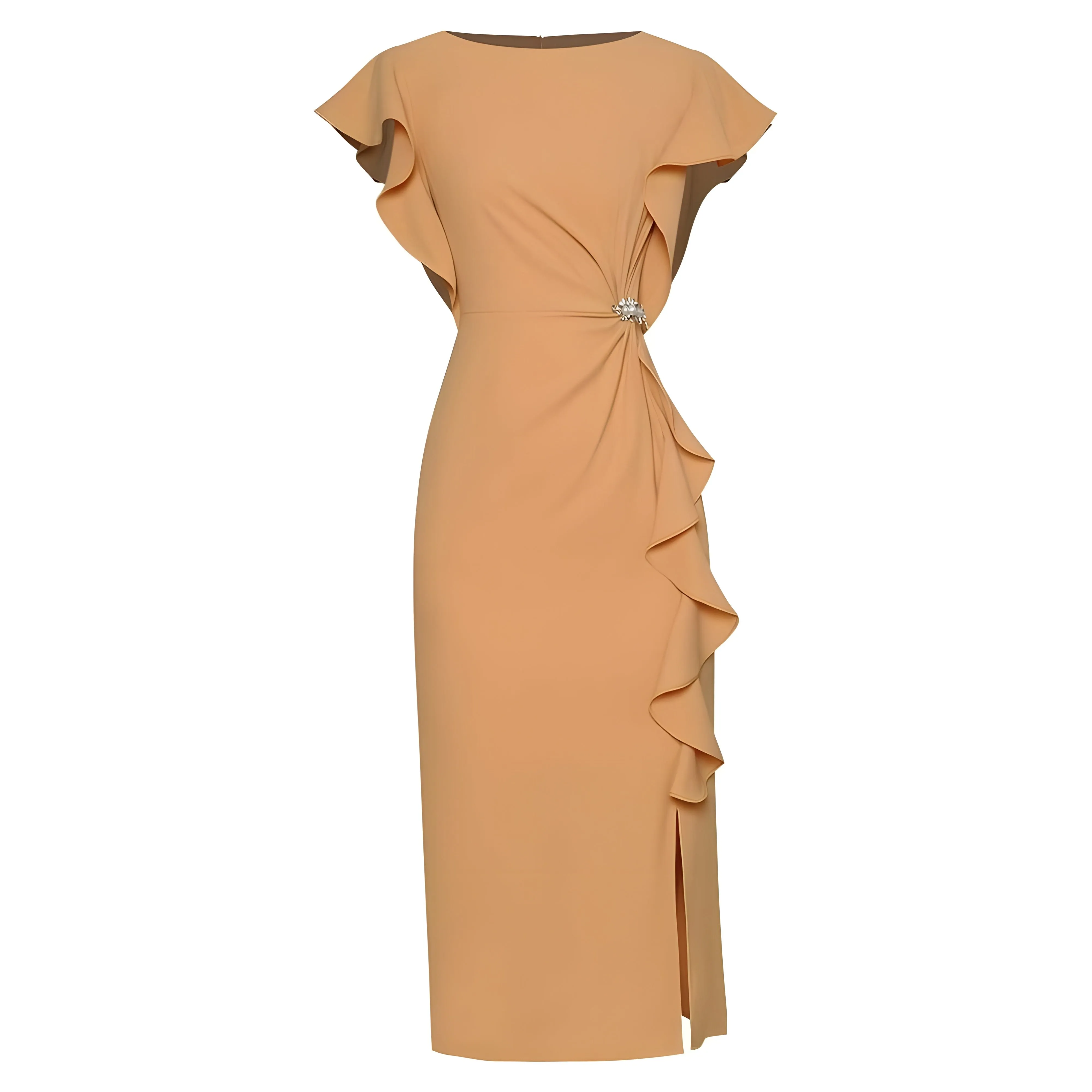 The Naomi Sleeveless Ruched Dress - Multiple Colors