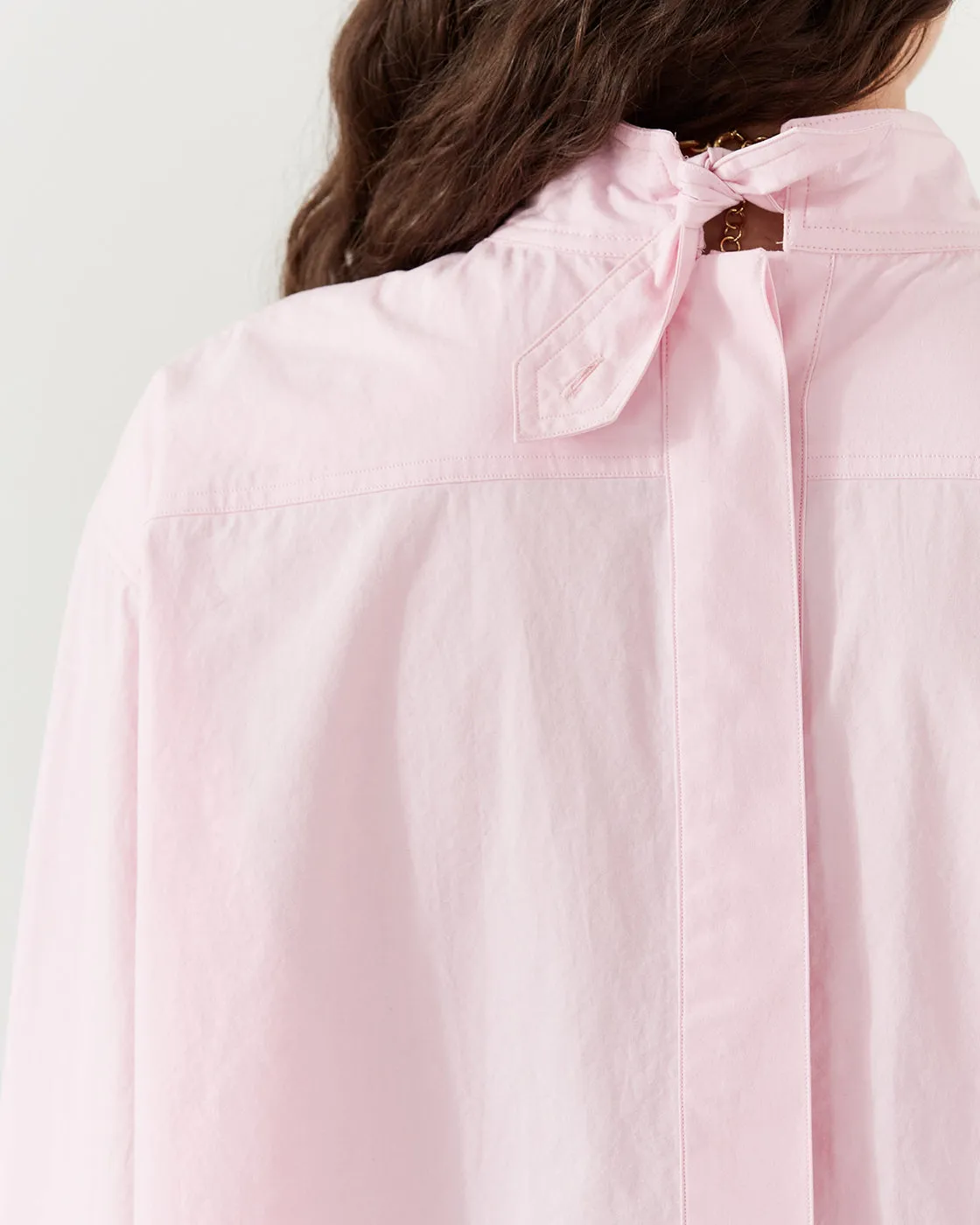 Townes Reversible Shirt Organic Cotton Rose