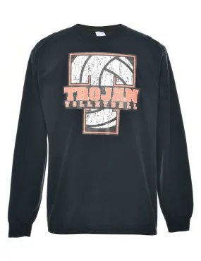 Trojan Volleyball Printed T-shirt - M