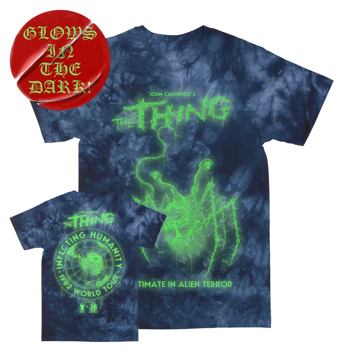 VBERKVLT "The Thing" Crystal Wash Navy T-Shirt