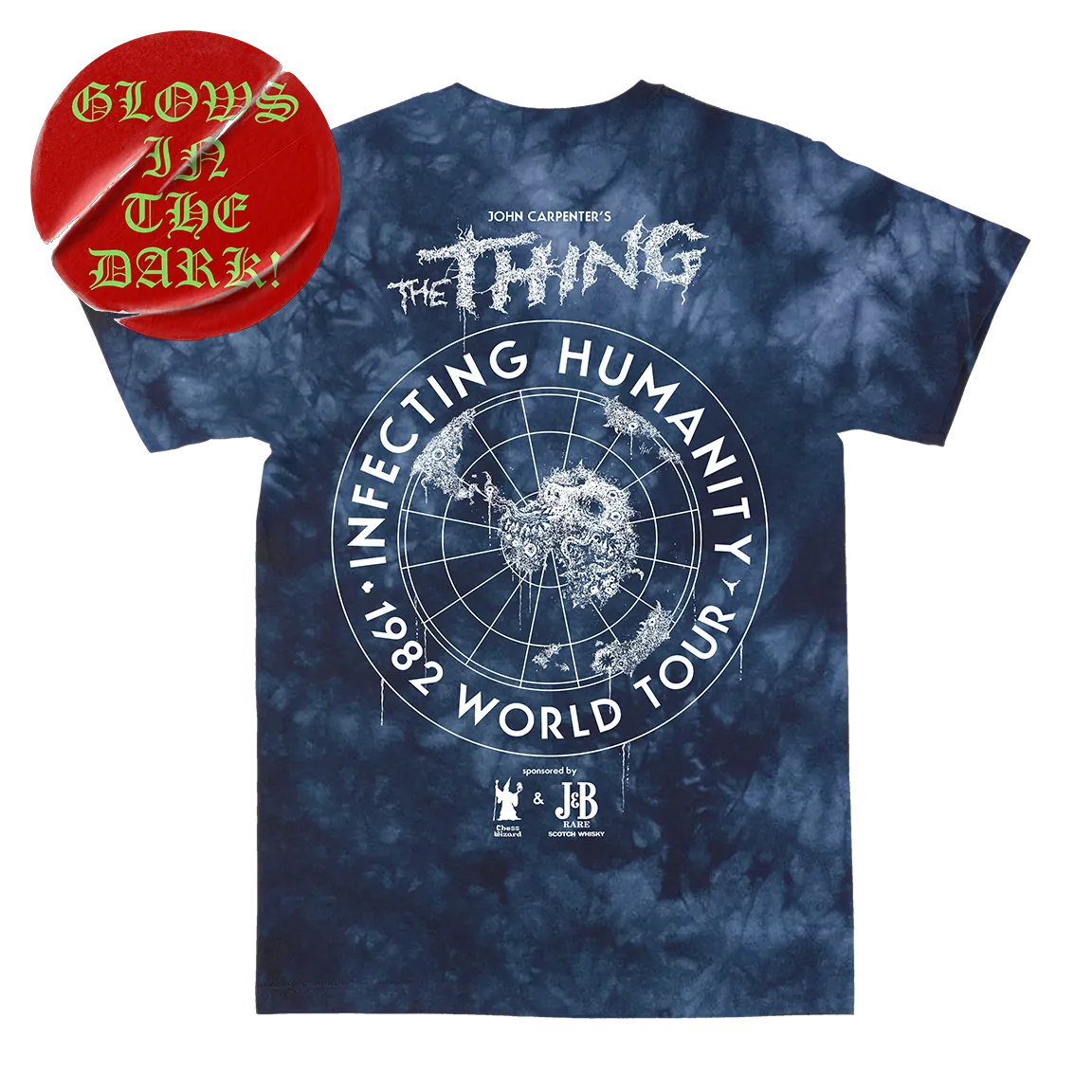 VBERKVLT "The Thing" Crystal Wash Navy T-Shirt